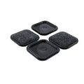 Surface Gard 38 x 38mm Square Carpet Castor Cup - 4 Pack
