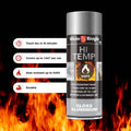 White Knight Hi Temp Spray Paint - 300g - Aluminium - Heat Resistant - SuperSaverAU - view 2