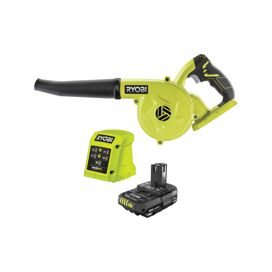 Ryobi Workshop Blower - 18V - 2.0Ah Battery - Variable Speed - SuperSaverAU - view 1
