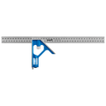 Empire 400mm True Blue Combination Square, Stainless Steel Blade with Vial