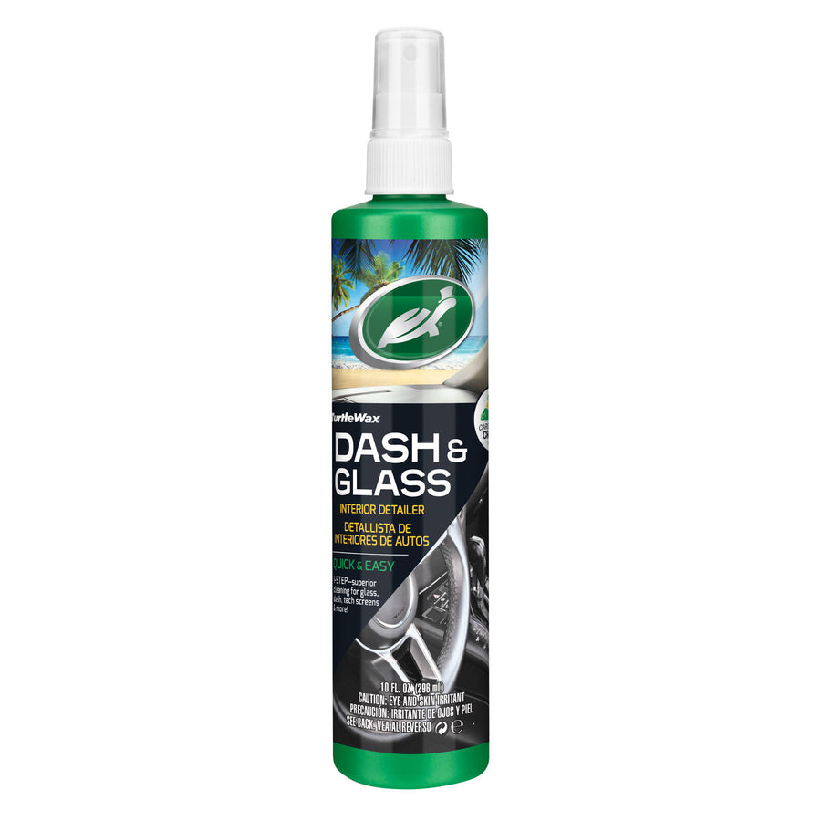 Turtle Wax Dash & Glass Interior Cleaner 296ml Streak-Free One-Step