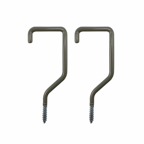 Everhang Handy Storage Hooks - 152mm x 60mm - Steel PVC Coated - 2 Pack - SuperSaverAU - view 1