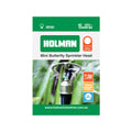 Holman Mini Metal Butterfly Sprinkler - 3-4m - Brass & Plastic - Full Circle - SuperSaverAU - view 2