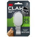 3M CLAW Wall Hooks - 1 Hook - 7kg Capacity - Silver - Easy Installation - SuperSaverAU - view 1