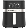 Kitchen Couture Compact Air Fryer 5.5L - Black - Dual Dial Controls, Auto Shut-Off Timer - 10005260