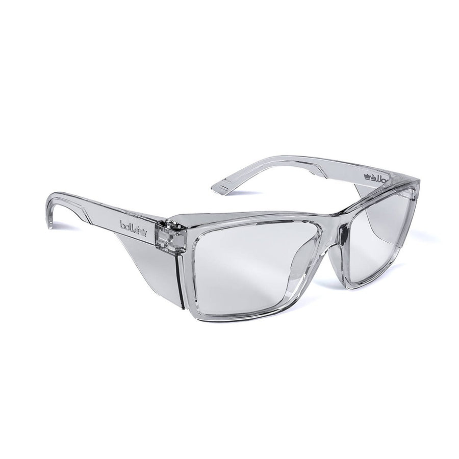 Boll Safety Clear Platinum Stks 420 Safety Glasses - 160mm x 50mm x 140mm - Clear - Lightweight - Durable - SuperSaverAU - view 1