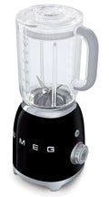 Smeg 50s Retro Style Blender 1.5L - 800W Smooth Start Motor, 3 Preset Programs, Black - BLF01BLAU