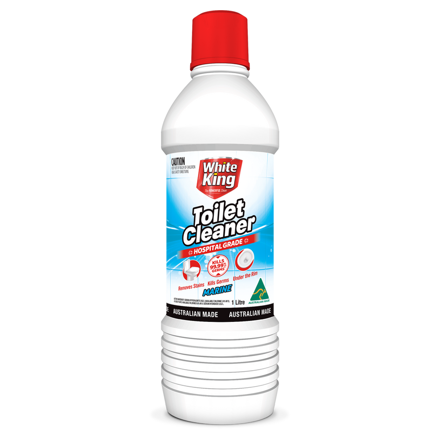 White King Marine Toilet Cleaner - 1L - Liquid - White - Stain & Odour Removal - SuperSaverAU - view 1
