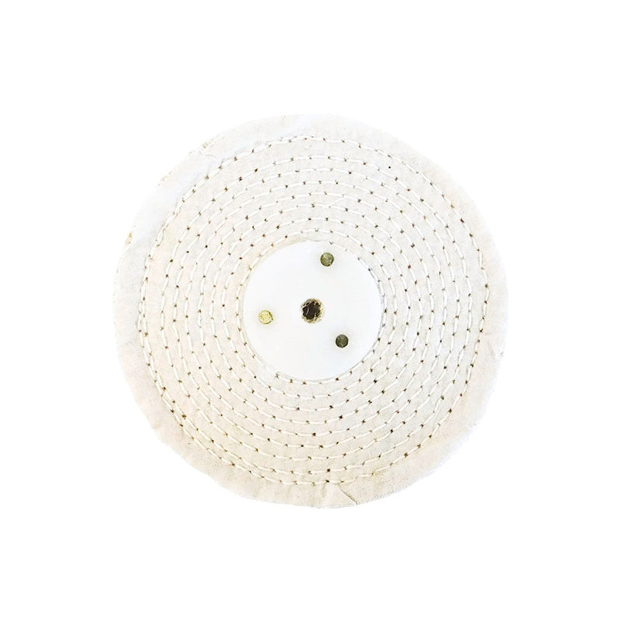 Josco 150mm Sisal and Calico Cutting Buff 50-Fold Grinder Accessory