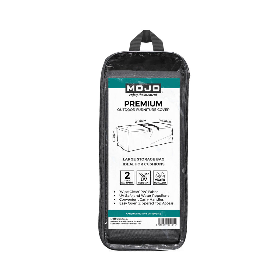 Mojo Premium Outdoor Furniture Storage Bag, PVC, Weather & UV Resistant
