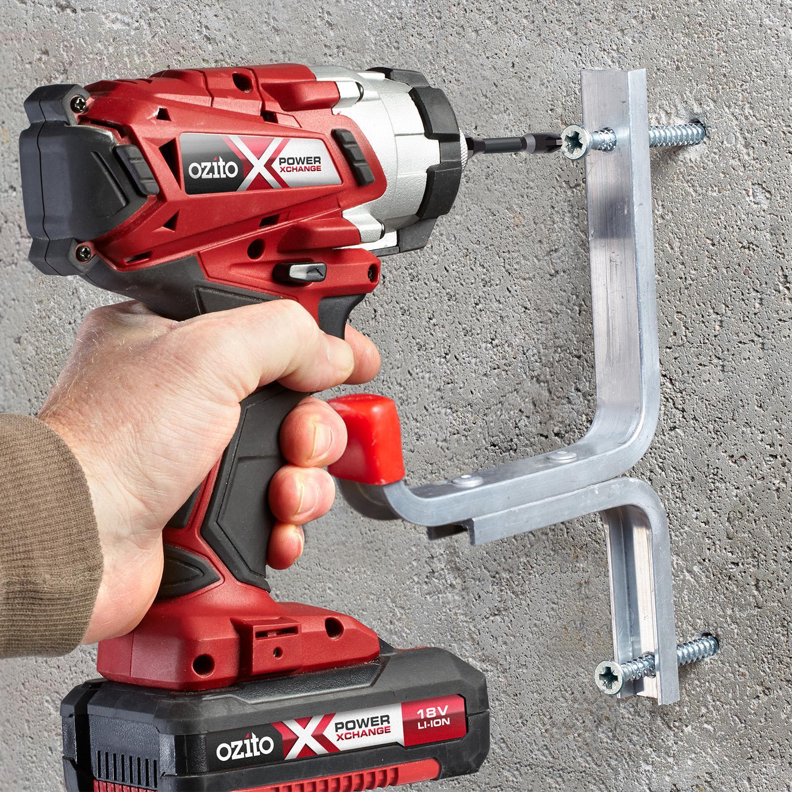 Ozito PXC 18V Brushless Impact Driver PXIDS-300 - 150Nm, 1/4" Hex, LED Light, Skin Only