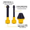 Dewalt Conduit Line Wet and Dry Vacuum Accessory Kit - 3 Sizes - 13-102mm - SuperSaverAU - view 3