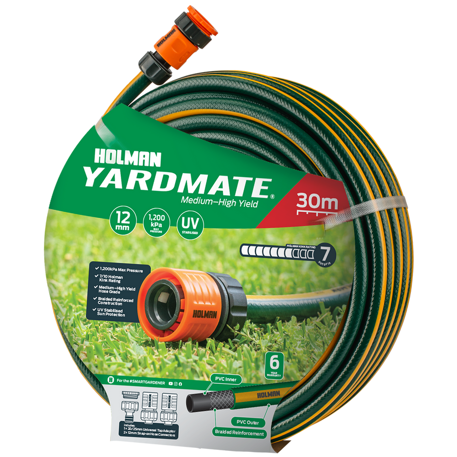 Holman Garden Hose - 12mm x 30m - PVC - UV Stabilised - SuperSaverAU - view 1