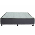 Sealy Endurance single bed base - black fabric, DuraFlex modules, made in Australia - 726987