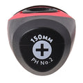 Trojan 150mm No 2 Phillips Screwdriver - Red and Black - Magnetic Tip - SuperSaverAU - view 4