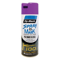 Dy-Mark Spray and Mark Paint 350g Fluoro Violet Splatter Resistant Inverted Marking Spray
