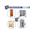 Easyroll 100mm 120kg Grey Rubber Castor Expansion Kit