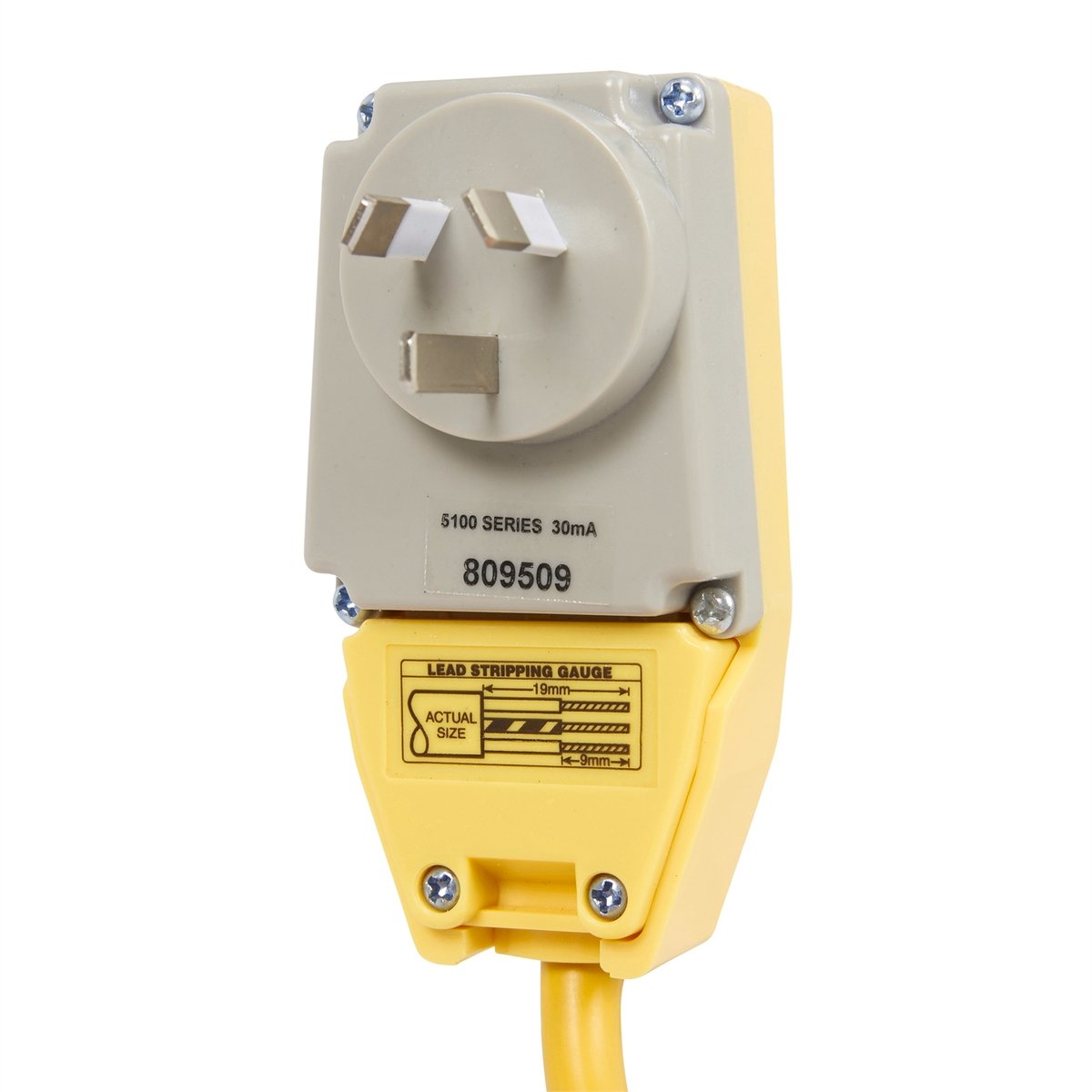 HPM Extension Lead - 1.6m - PVC - Inbuilt RCD Safety Switch - SuperSaverAU - view 2