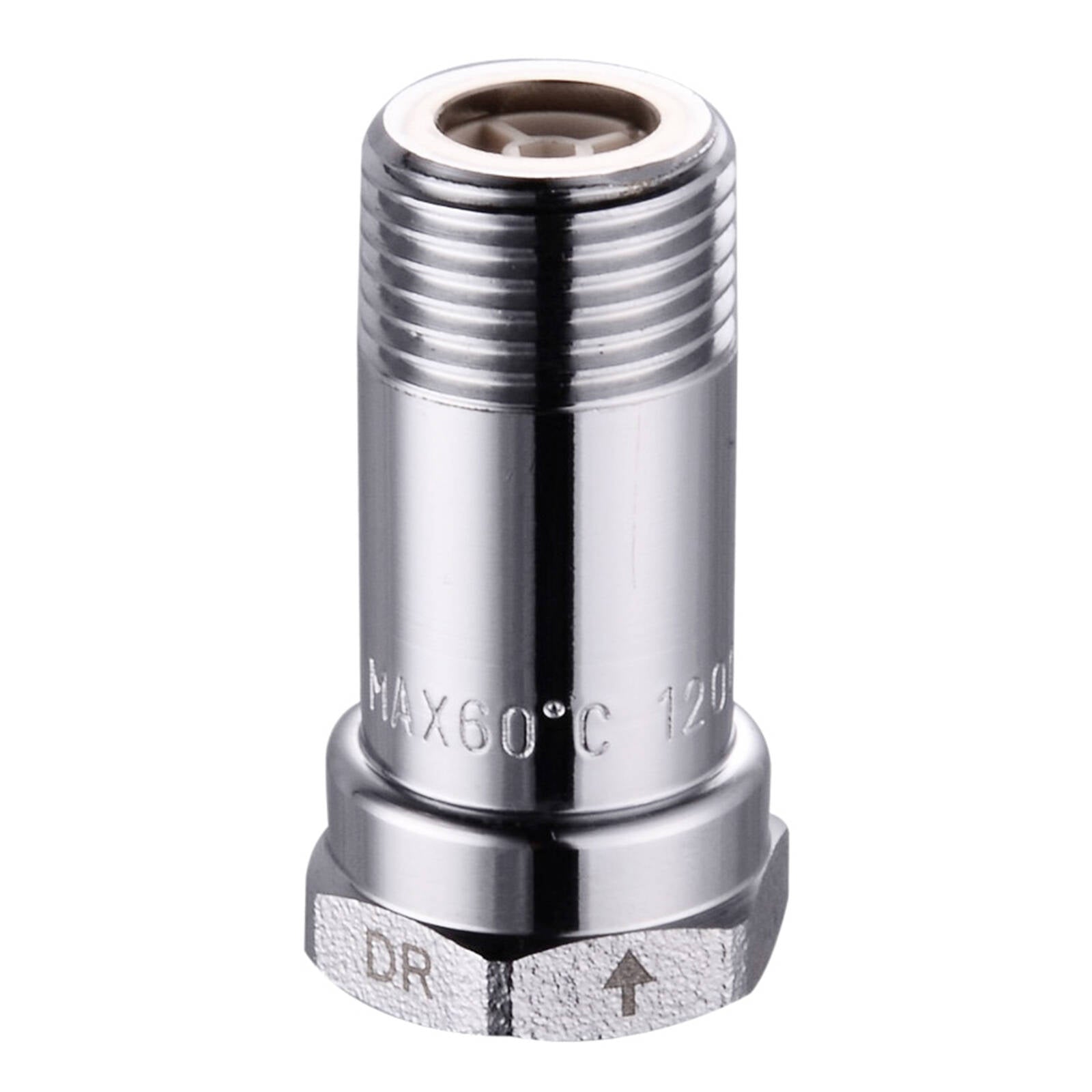 Kinetic Chrome Brass Backflow Preventer for Hot and Cold Water