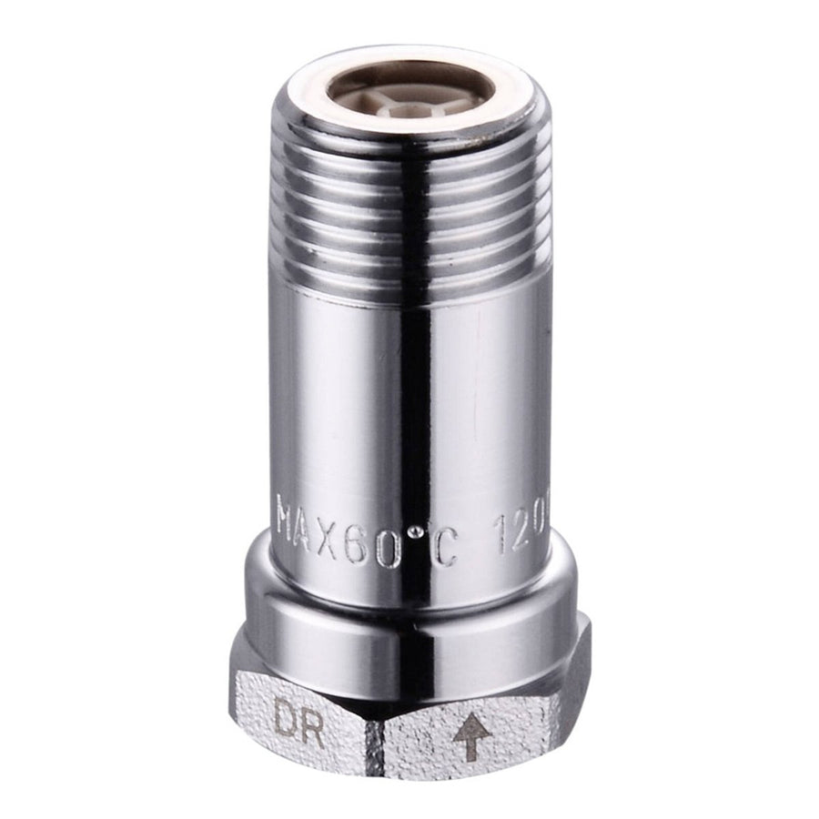 Kinetic Backflow Preventer - 1/2" Female to Male Connection - Chrome - SuperSaverAU - view 1