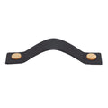Lane Black Leather Handle - 172mm - Synthetic Leather - Modern Design - SuperSaverAU - view 2