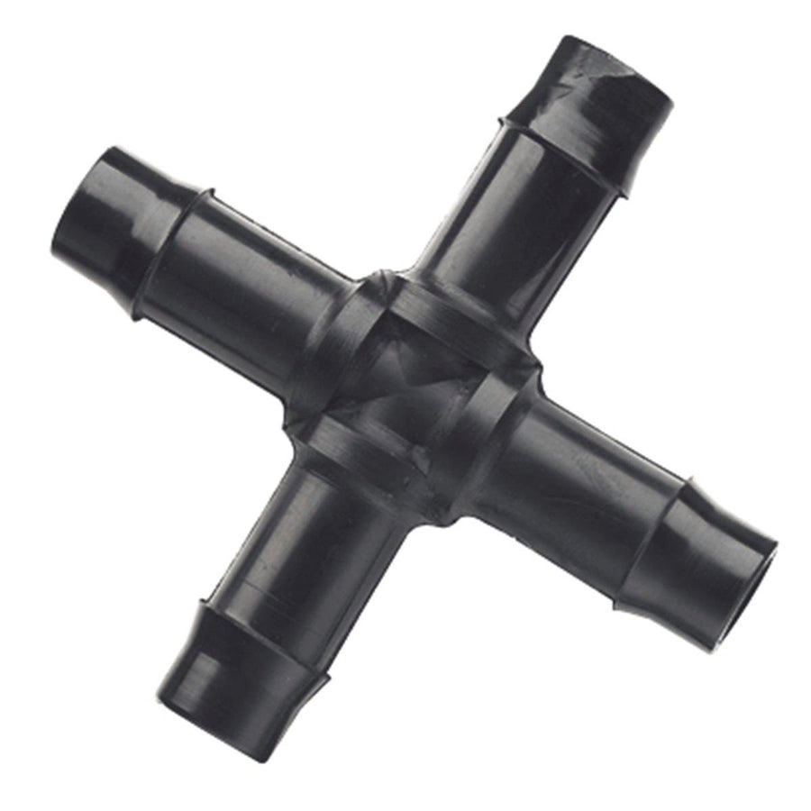 Pope 13mm Barbed Cross - 5 Pack - Polypropylene - Secure Flow Connection - SuperSaverAU - view 1