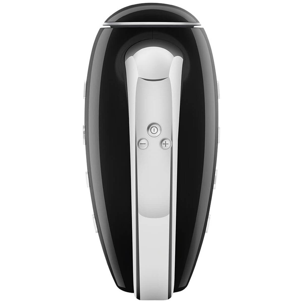 Smeg 50s Retro Style Hand Mixer - 250W, 9 Speeds Plus Turbo, Backlit LED Display, Black - HMF01BLAU