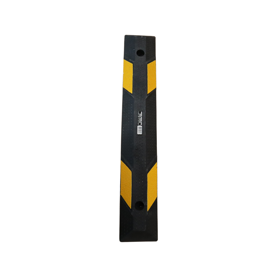 Builders Edge Safety Parking Kerb Wheel Stop - 900 x 150 x 100mm - Rubber - Reflective - SuperSaverAU - view 1