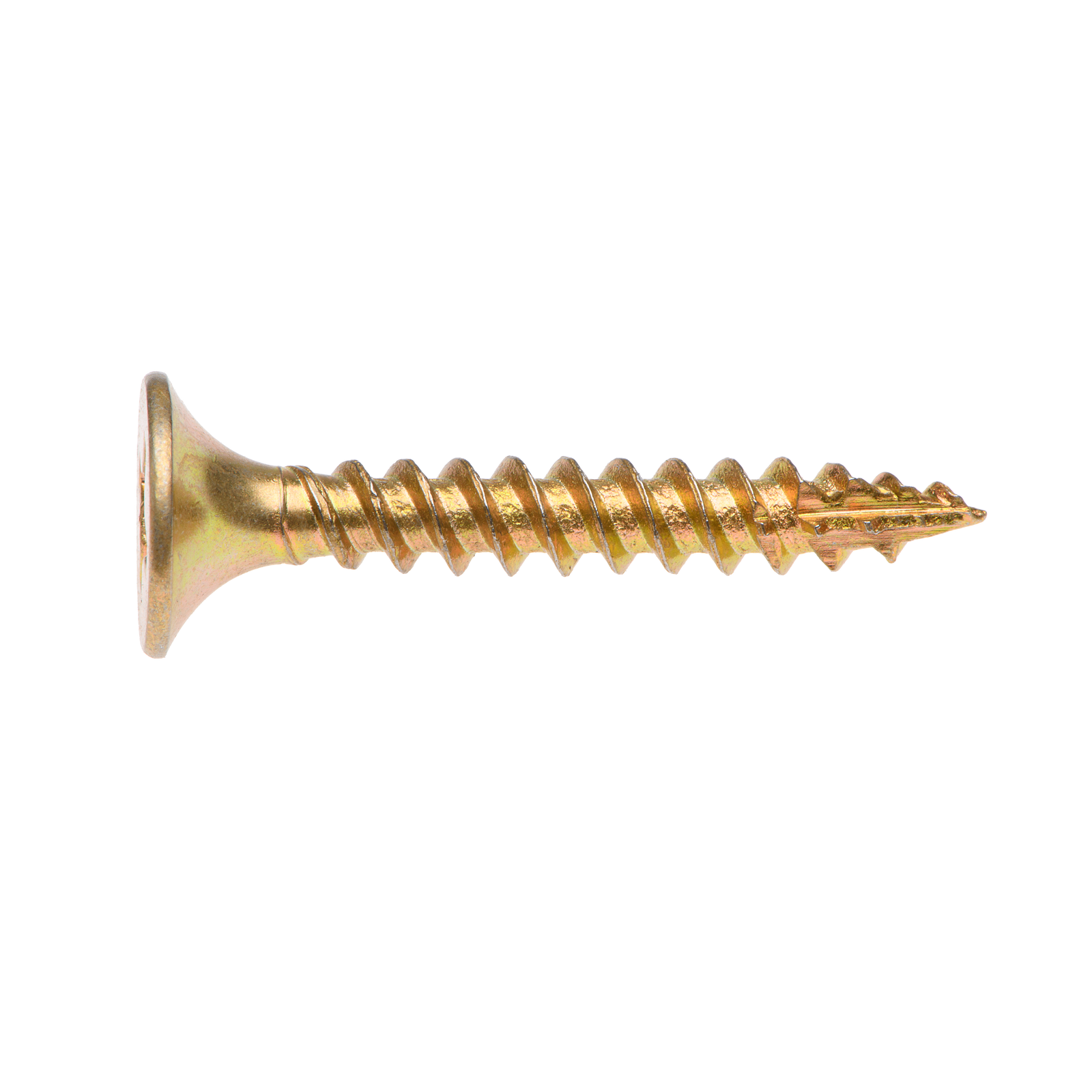 Buildex 6G x 25mm Gold Passivated Bugle Head Plasterboard Screws, 500 Pack