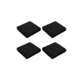 Jack 100 x 15mm Rubber Anti Vibration Squares - 4 Pack