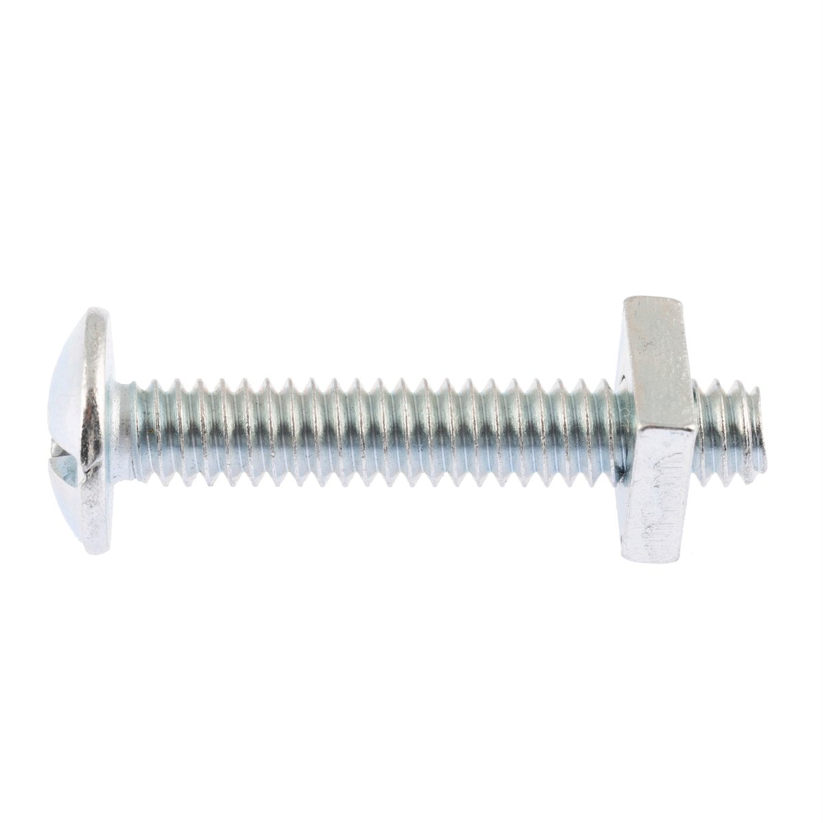 Zenith Mushroom Head Bolt and Nut 1/4 x 38mm Zinc Plated 25 Pack - SuperSaverAU - view 2