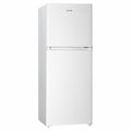 Euromaid 338L Top Mount Frost Free Fridge - White - Vegetable Crisper - Reversible Door - ETM362W