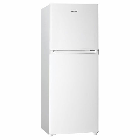 Euromaid 338L Top Mount Frost Free Fridge - White - Vegetable Crisper - Reversible Door - ETM362W