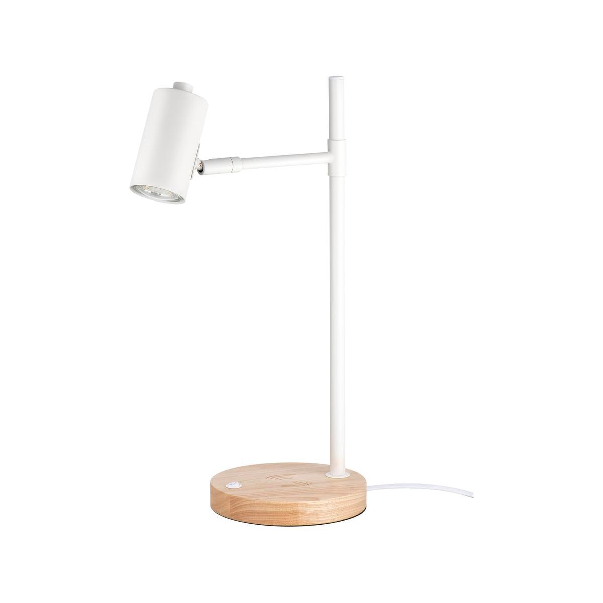 Verve Design Amari Desk Lamp - Wireless Charging - 160mm x 435mm - Matt White - SuperSaverAU - view 1