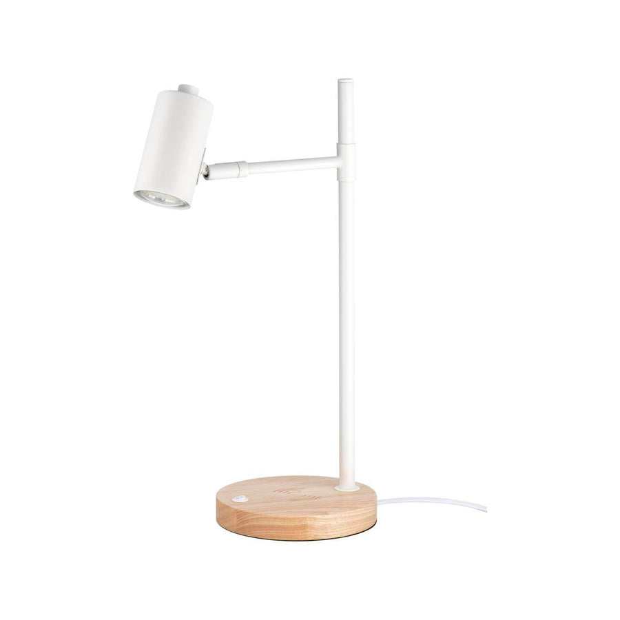 Verve Design Amari Desk Lamp - Wireless Charging - 160mm x 435mm - Matt White - SuperSaverAU - view 1