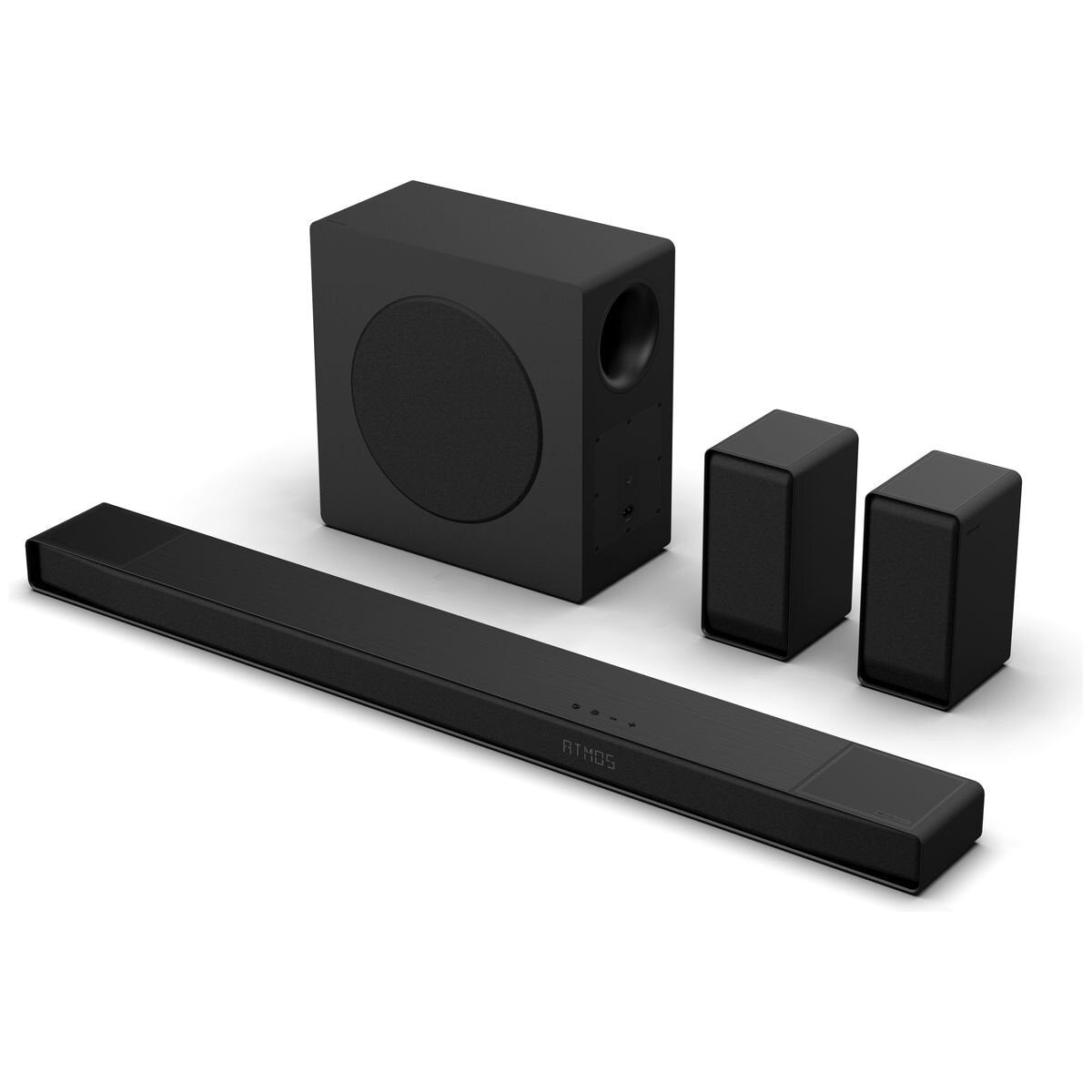Hisense 5.1.4ch Dolby Atmos Soundbar - Wireless Subwoofer and Rear Speakers, 600W - AX5140Q