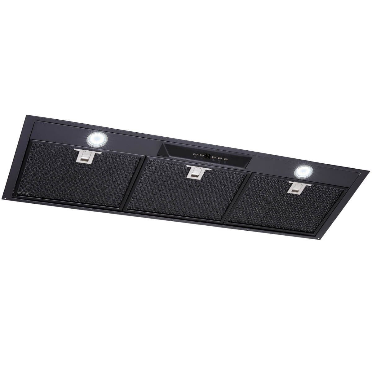 Schweigen 90cm Undermount Rangehood - Matte Black, 3200m³/h Isodrive SE Motor, Soft-Touch - UM1170-9SBSEPAK