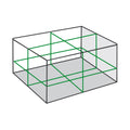 Lasertec 3DG Multi Line Laser - Self-Leveling Measurement Tool - 3 Lines - Green - SuperSaverAU - view 2