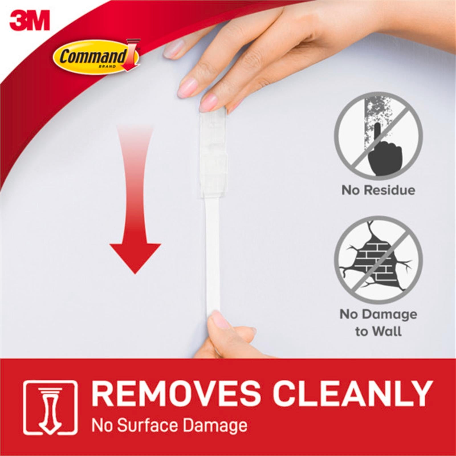 Command White Adhesive Assorted Refill Strips - 16 Pack Small, Medium & Large
