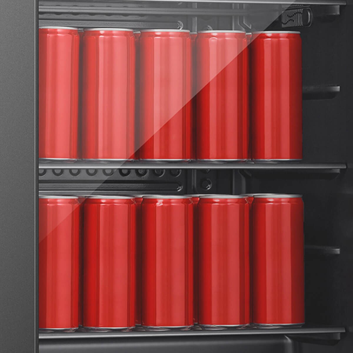 Hisense 91L Beverage Centre - Black Glass, Total NoFrost, Reversible Door, 2 Star Rating - HRBC113
