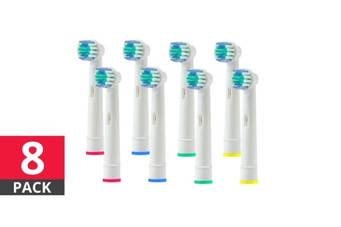 8 Pack Replacement Toothbrush Heads - Oral-B Compatible | SuperSaverAU