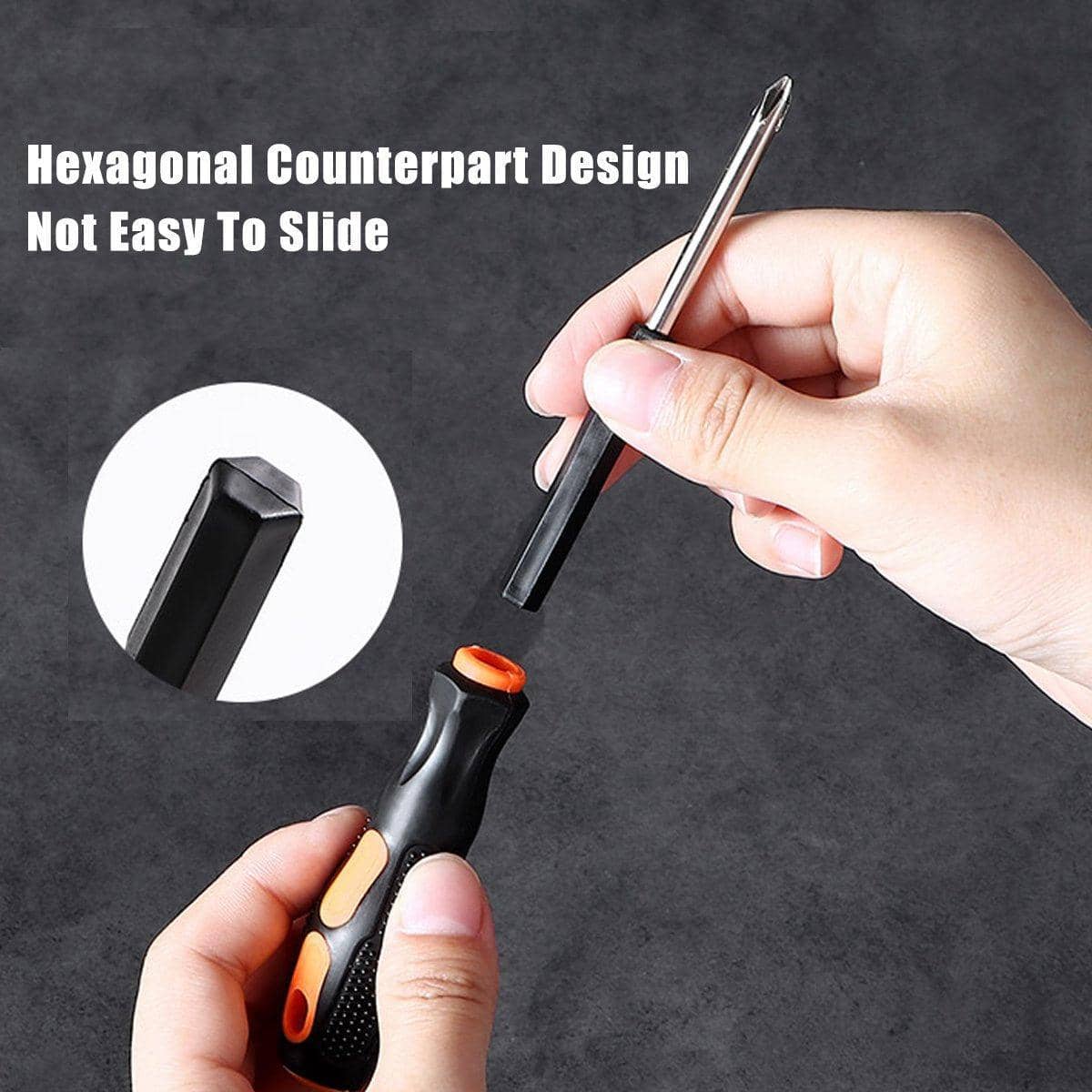 8-In-1 Multi Functional Screwdriver Set with Ergonomic Handle and Storage Case - view 5