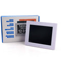 8 Inch (20 cm) Digital Calendar Day Clock with Large Bold Day and Date Display - White, LED - view 3