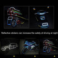 8 m Reflective Tape for Bikes, Cars and Motorcycles - Black and Yellow - view 4