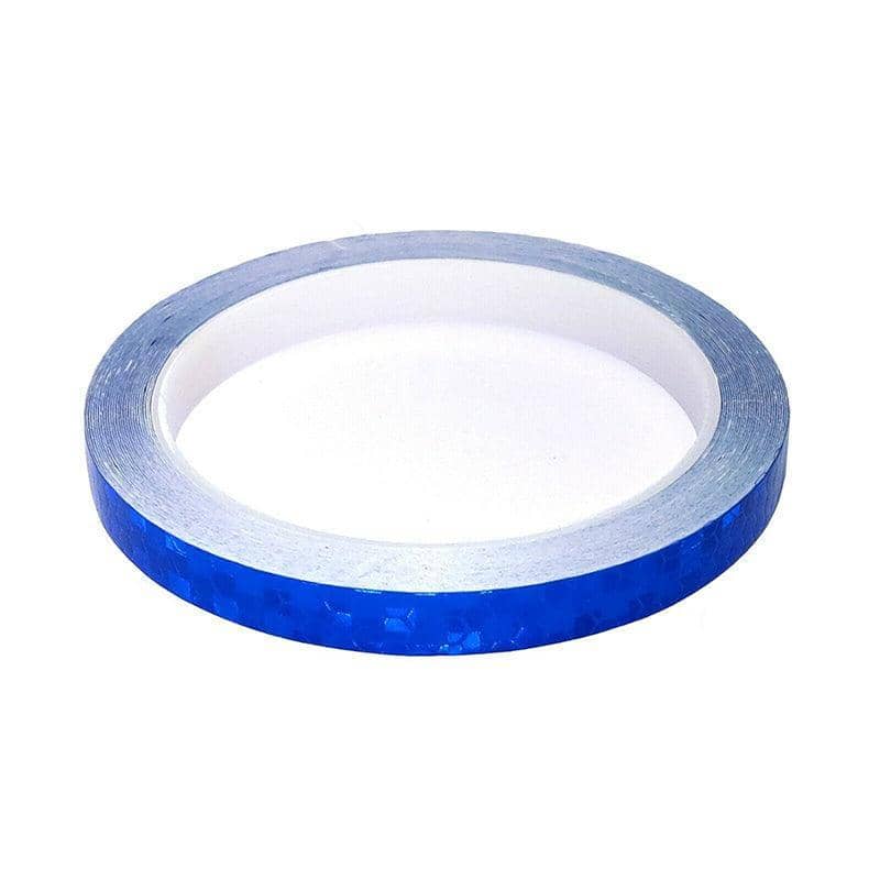 8 m Reflective Tape for Bikes, Cars and Motorcycles - Blue