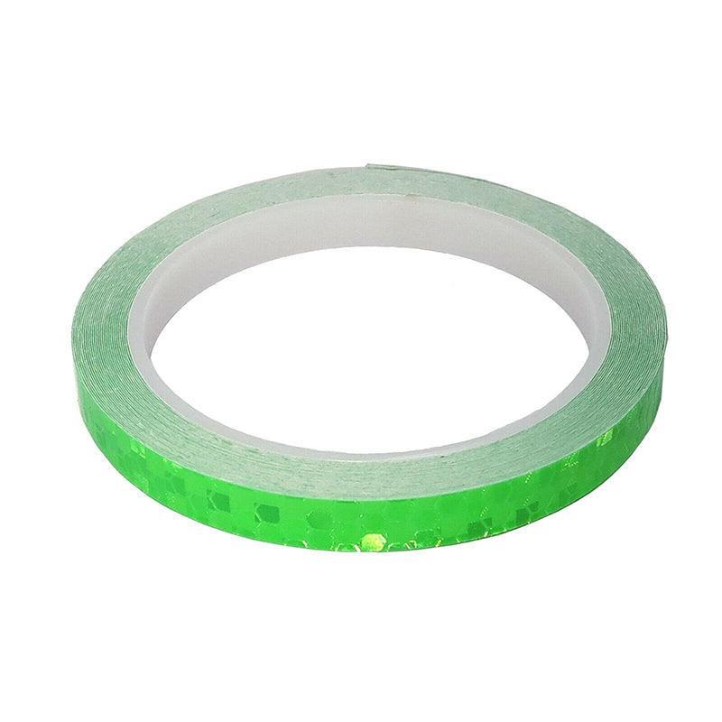 8 m Reflective Tape for Bikes, Cars and Motorcycles - Bright Green