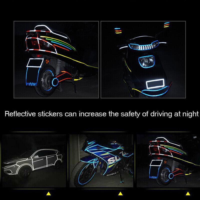 8 m Reflective Tape for Bikes, Cars and Motorcycles - Bright Green - view 4