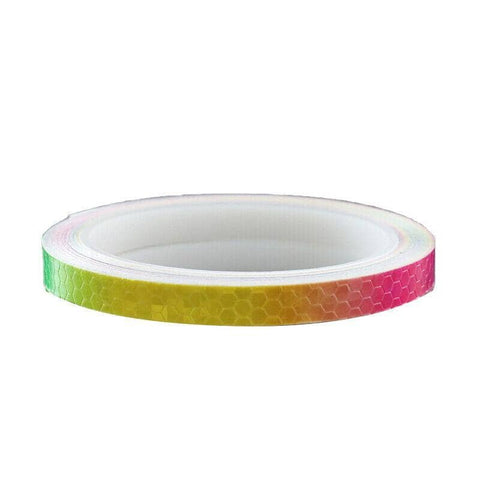 8 m Reflective Tape for Bikes, Cars and Motorcycles - Multicolour Gradient