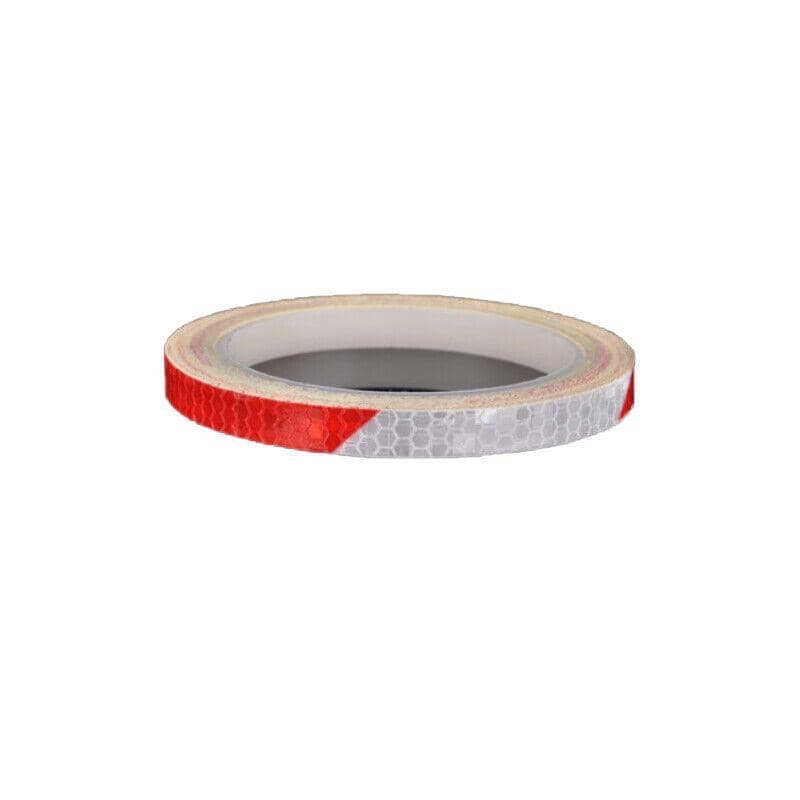 8 m Reflective Tape for Bikes, Cars and Motorcycles - Red and White