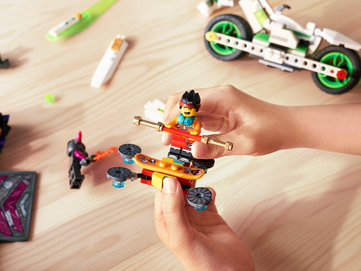 LEGO Monkie Kid 80006 White Dragon Horse Bike- Auzzi Store